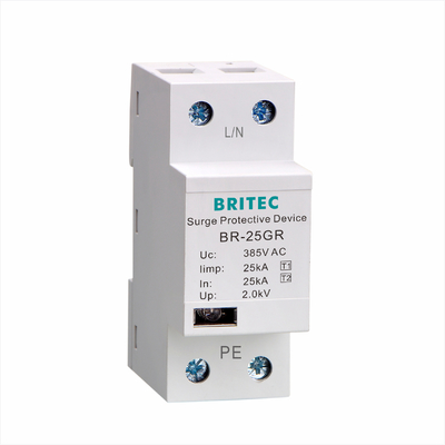BR-25GR 48V क्लास I लो वोल्टेज लाइटनिंग अरेस्टर 25kA 48V SPD सर्ज फ़िल्टर लाइटनिंग प्रोटेक्टर