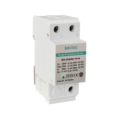 25KA 275V टाइप 1 सर्ज प्रोटेक्टर AC बिजली संरक्षण BR-25GRS 1+1