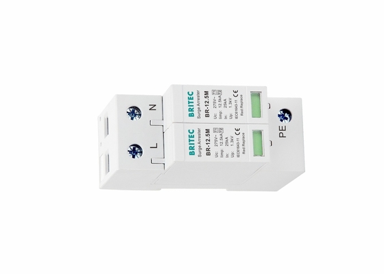 2P 275V 12.5kA अधिभार संरक्षण उपकरण अधिभार बंदर IEC61643-11