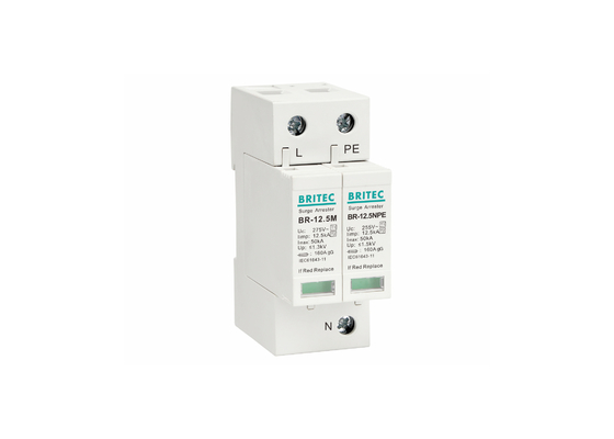 एकल चरण निम्न वोल्टेज बिजली संरक्षण अधिभार arrester एसी एसपीडी
