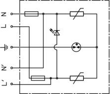 275V 10kv 6kv एलईडी स्ट्रीट लाइट के लिए एसपीडी सर्ज प्रोटेक्शन डिवाइस 275v एलईडी सर्ज प्रोटेक्शन डिवाइस