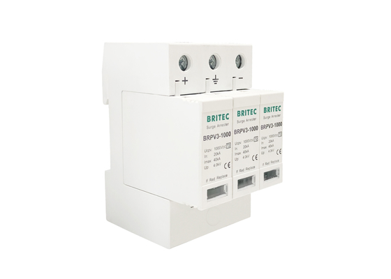 1000V कक्षा II डीसी लाइटनिंग एरेस्टर सोलर पीवी सर्ज एरेस्टर