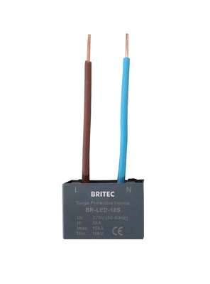 BR-LED-10S एलईडी प्रकाश व्यवस्था संरक्षण उपकरण के लिए अधिभार रक्षक 10kV प्रकाश व्यवस्था संरक्षण उपकरण अधिभार संरक्षण