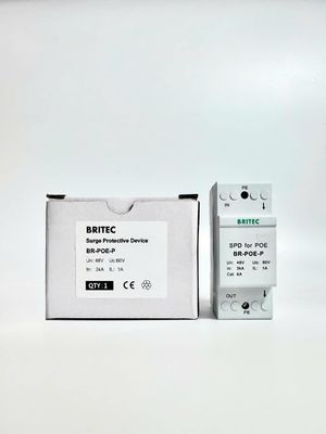 बीआर-पीओई-पी सिग्नल सर्ज अरेस्टर सर्ज अरेस्टर डेटा नेटवर्क आरजे45 सर्ज सुरक्षा