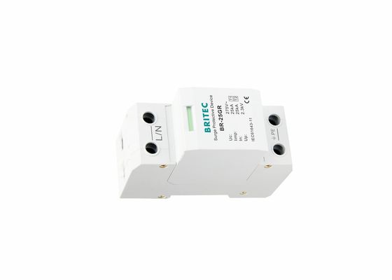 25kA वर्ग I प्रकार 1 वर्ग B एसपीडी एकल चरण सर्ज अरेस्टर