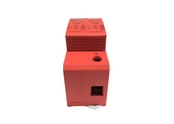 320V प्लगेबल 40kA 2P टाइप 2 सर्ज प्रोटेक्शन डिवाइस मॉड्यूलर सर्ज अरेस्टर