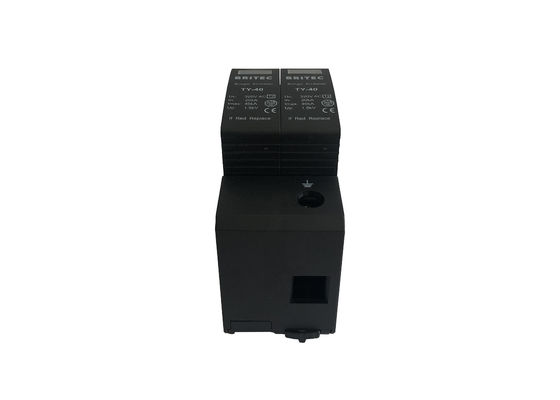 टाइप 2 प्लगेबल 2P मॉड्यूलर सर्ज अरेस्टर 320V 40KA सर्ज प्रोटेक्शन डिवाइस