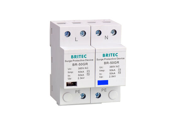 कम वोल्टेज एसी एसपीडी सिंगल फेज बिजली संरक्षण ओवरजेर अरेस्टर सीई पास