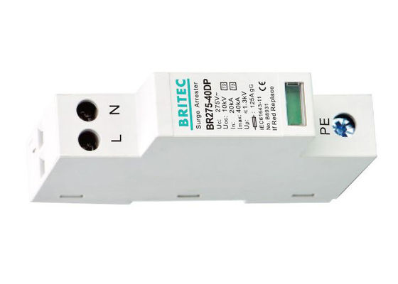 इलेक्ट्रिक सर्ज प्रोटेक्टिव डिवाइस टाइप 3 275V 40kA लाइटनिंग सर्ज प्रोटेक्टर