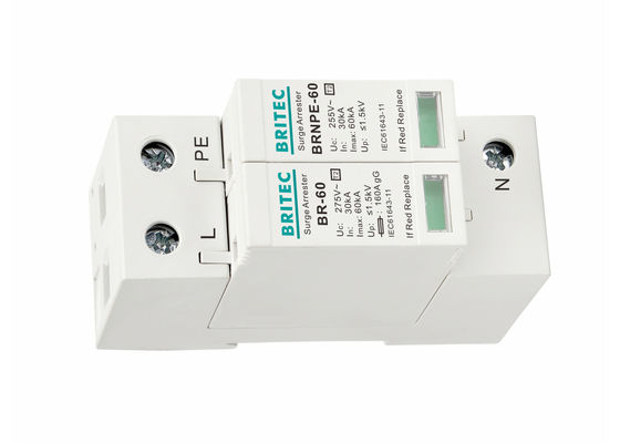 Mini Single Phase Low Voltage Lightning Power Surge Arrester AC275 SPD