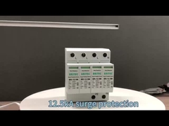 BR-12.5M 4P वर्ग 1 प्रकार अधिभार सुरक्षात्मक उपकरण आंधी रोधी बिजली अधिभार संरक्षण
